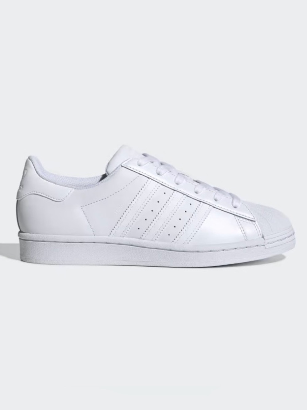 Adidas Originals Superstar White Leather Shell Toe Sneakers Women's Size 5.5